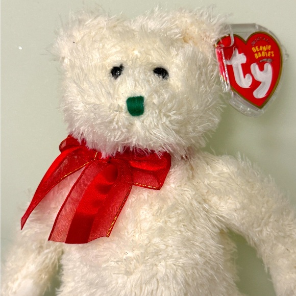 Rare retired beanie babies. Penguin Zero Holiday Teddy, 2004, Holiday Teddy 1997 - Picture 2 of 14